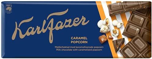 Fazer Karl  Caramel Popcorn Chocolate 20 Bars von 200 g 142 Unzen