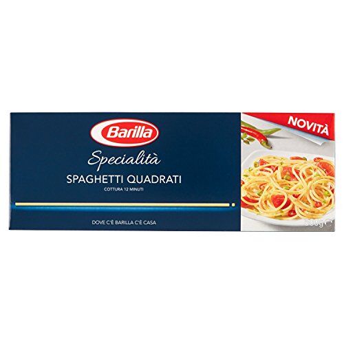 Barilla Spaghetti Quadrati, Pasta Di Semola Di Grano Duro 6 confezioni da 500 g [3 kg]