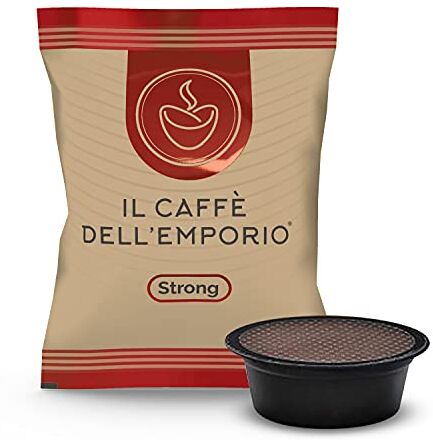 Capsule Caffe Compatibili con Lavazza a Modo Mio Il Caffè dell'Emporio Miscela Cremosa Strong Rossa Red (500)