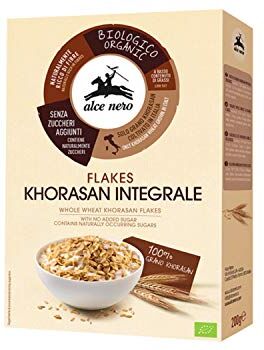 Alce Nero 4 X 200GR FLAKES KHORASAN BIO  PRODOTTO BIOLOGICO CEREALI INTEGRALI