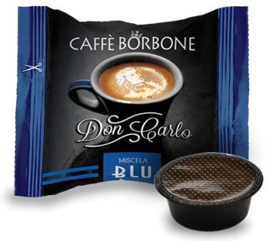 CAFFÈ BORBONE capsule  compatibili a modo mio miscela nera rossa blu oro dek pz. 50 100 200 300 400 500 (400, Miscela blu)