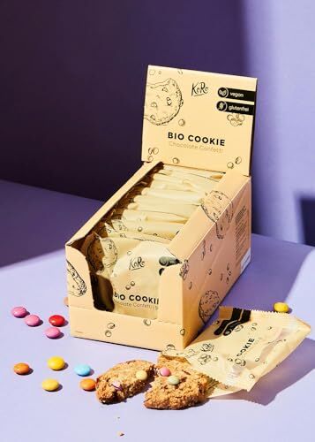 KoRo Biscotto con confetti di cioccolato bio   12 x 50 g