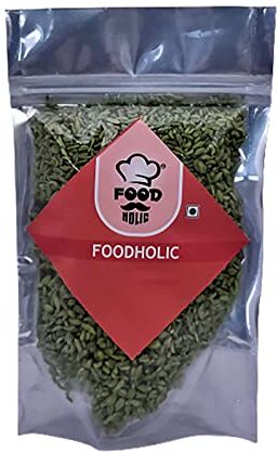 Blessfull Healing Foodholic Saunf ricoperto di zucchero verde / Deodorante per bocca caramelle al finocchio (Saunf verde dolce/Meethi) (200 Gm)_La confezione può variare