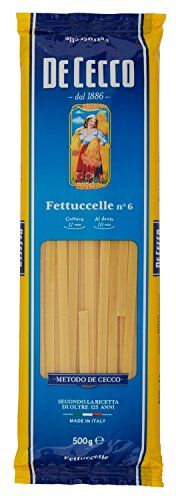 De Cecco Pasta Fettuccelle 6 pezzi da 500 g [3 kg]