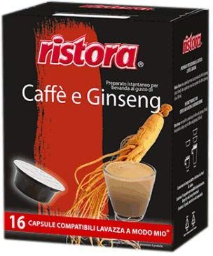 Ristora 192 Capsule Compatibili A Modo Mio  Caffe' & Ginseng