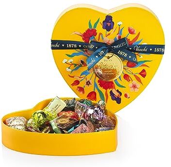 Venchi Collezione Barocco Confezione Regalo Cuore con Cioccolatini Assortiti, 286 g Idea Regalo Senza Glutine