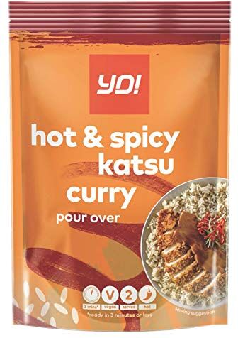 Yo! Salsa al curry Katsu calda e piccante, 100 g