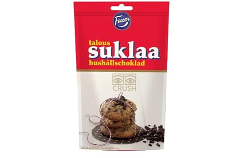 Fazer Taloussuklaa Crush Dark Chocolate 20 Packungen von 120 g 84 Unzen