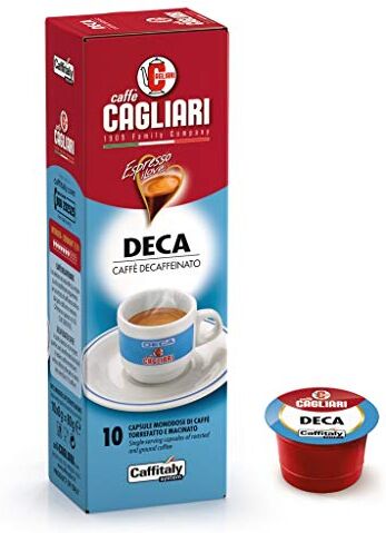 Caffitaly 100 CAPSULE  SYSTEM CAGLIARI DEK (10 BOX DA 10 CAPSULE)