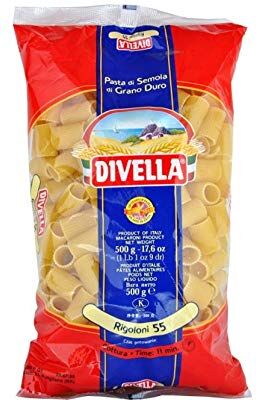 Divella PASTA DI SEMOLA DI GRANO DURO RIGOLONI 55 GR 500 X 24