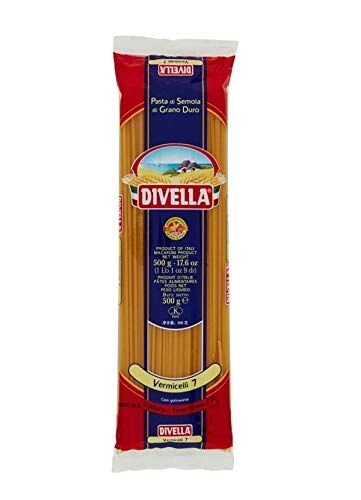 Divella PASTA DI SEMOLA DI GRANO DURO VERMICELLI 7 GR 500 X 36