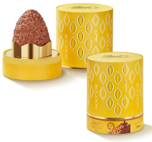 Lindt Uovo di Cioccolato  Noccior Nocciolato Cilindro Latta da 510g Senza Glutine