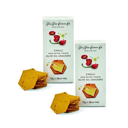 Generico The Fine Cheese Co.   Crackers Olio Vergine Oliva e Peperoncino 2 x 125 Gr   Crackers Salati Aperitivo   Stuzzichini Salati