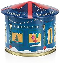 Venchi Collezione di Natale Carillon con Cioccolatini Assortiti, 300 g Idea Regalo Con Musica Natalizia Senza Glutine