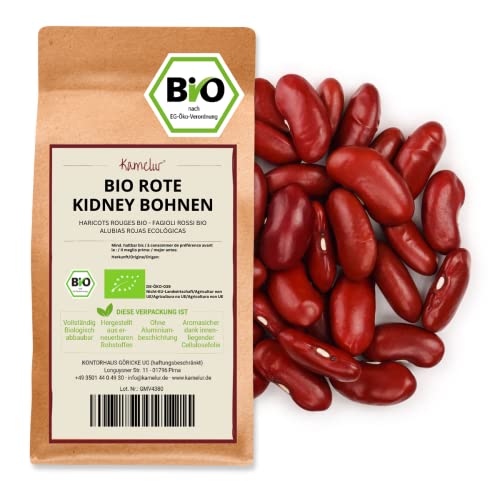 Kamelur 500g BIO kidney beans dried fagioli rossi secchi e senza additivi fagioli BIO in confezione biodegradabile