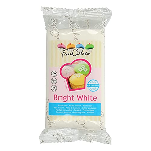 FunCakes Pasta di Zucchero Bianco pacco da 250 grammi