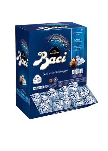 Perugina BACI  Cioccolatini Fondenti ripieni al Gianduia, Scatola 2,4kg