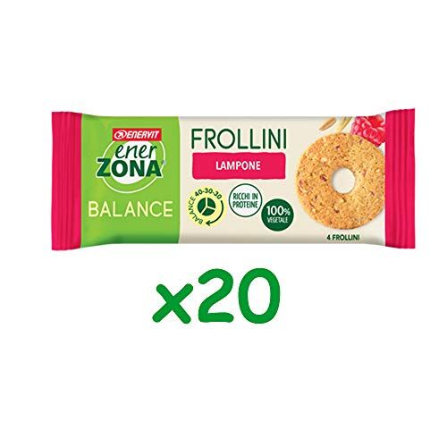 Enervit Enerzona Frollini lampone box da 20 snack