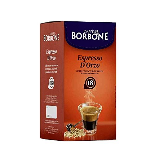 CAFFÈ BORBONE 72 Cialde Espresso D'Orzo Caffe' Borbone Filtro in Carta 44 mm