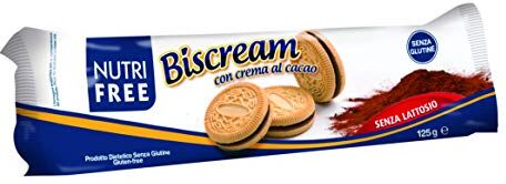 Nutrifree Biscream con Crema al Cacao 125gr