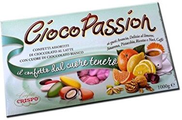 CRISPO CIOCOPASSION CONFETTI  GUSTI ASSORTITI ROSA 1 kg (TIPOLOGIA 1 713625)