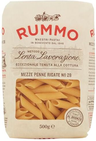 Generico 5X PASTA RUMMO MEZZE PENNE RIGATE (5 PACCHI DA 500gr) 2,5 kg