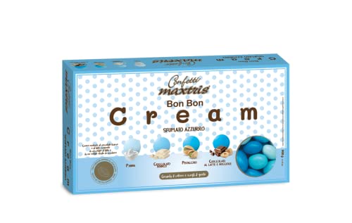 Confetti Maxtris , Bon Bon Cream Sfumato Azzurro, 900 g