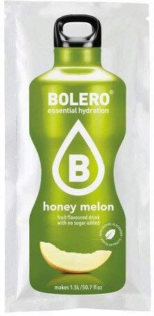 Bolero Drinks 24 bustine da 9 grammi gusto HONEY MELON Preparato istantaneo per Bevande con Stevia e Vitamina C e Senza Zucchero