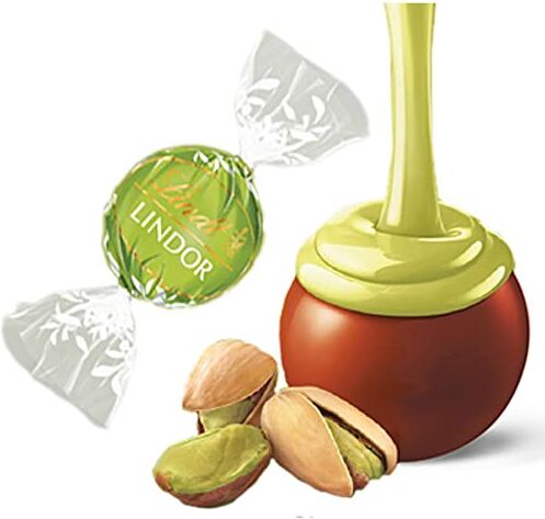 Generico Cioccolatini Crema al Pistacchio Lindt Lindor Boules Verde Cioccolata (1000g 1Kg)