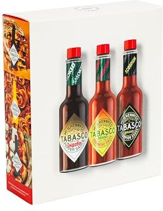 TABASCO 3-Pack Chipotle 60ml + Habanero 60ml + Scorpion 60ml Il set ideale per scoprire il resto della collezione . Il regalo per chi ama il piccante!