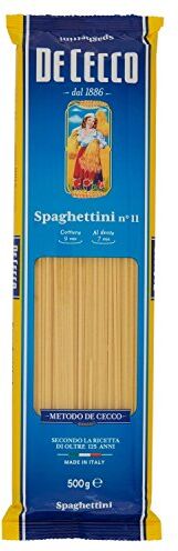 De Cecco Spaghettini, Pasta di Semola di Grano Duro 6 pezzi da 500 g [3 kg]