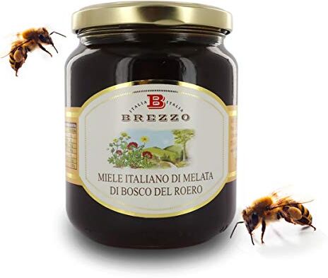 Brezzo Miele Italiano Melata di Bosco, 500 Grammi