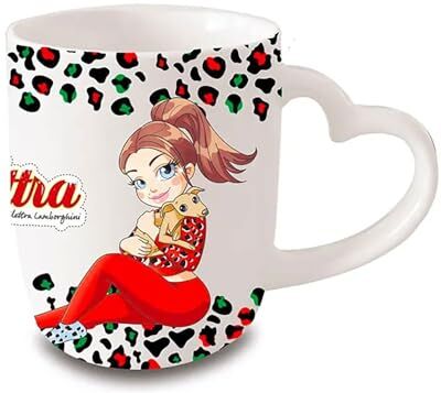 Generic Tazza ELETTRA LAMBORGHINI con monete di cioccolata al latte Natale, Befana confezione totale 45gr CoCoCiok