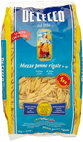 De Cecco Mezze Penne Rigate N.141 1 kg