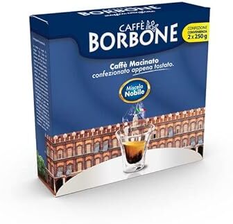 CAFFÈ BORBONE macinato confezione convenienza bipack 2x250g Miscela Blu Nobile