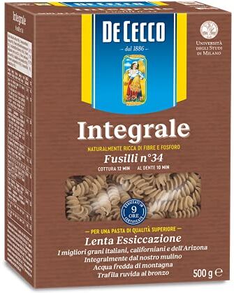 De Cecco Pasta Integrale Fusilli 500 g