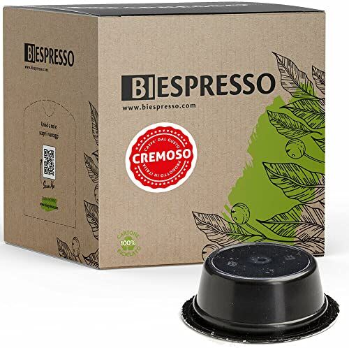 BIespresso 100 Capsule Caffè LAVAZZA A MODO MIO Compatibili Miscela Cremoso