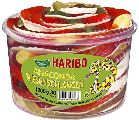 HARIBO Anaconda boa, 4-Pack (4 x 1,2 kg)