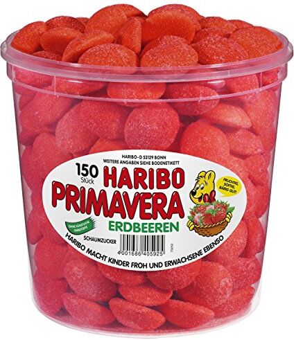 HARIBO Primavera Fragole, confezione da 4 (4 x 1,05 kg)