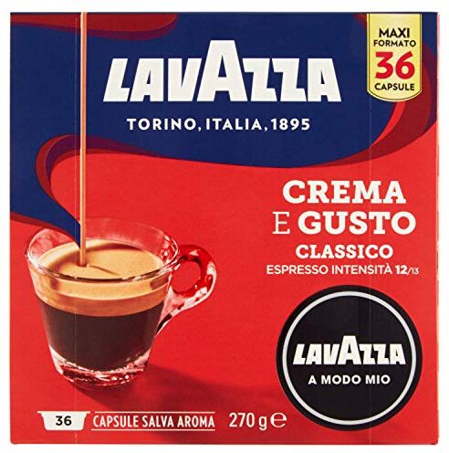 Lavazza Caffè In Capsule A Modo Mio Crema&Gusto, 36Pz