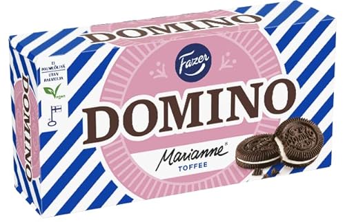 Fazer Biscuiti di toffee  Domino Marianne 5 Kisten mit 350 g 61,5 Unzen