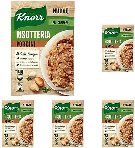 Knorr Risotto con Funghi, 175g (Confezione da 5)