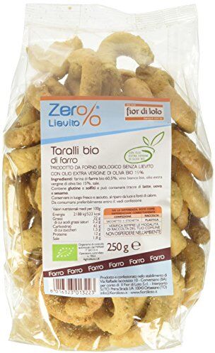 Fior di Loto Zero Lievito Taralli di Farro 250 gr