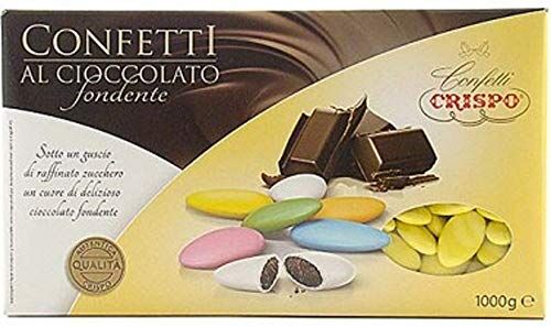 CRISPO CONFETTI GIALLI AL CIOCCOLATO FONDENTE 1KG