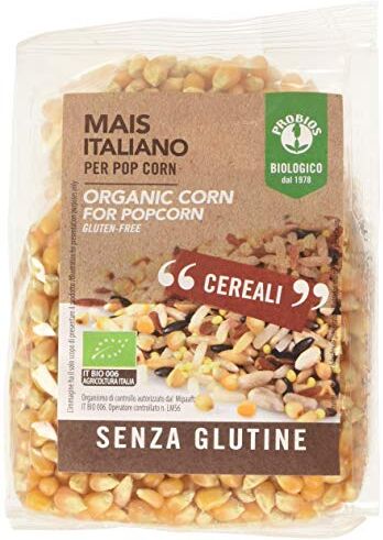 Probios Mais per Pop Corn 400 gr confezione da 6, 26