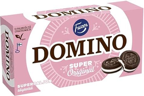 Fazer Biscuiti Super Original  Domino 1 Box von 345 g 12,2 Unzen