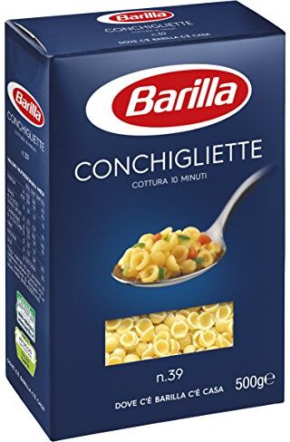 Barilla Conchigliette, Pasta Di Semola Di Grano Duro 12 pezzi da 500 g [6 kg]