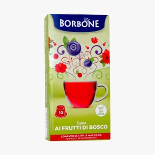CAFFÈ BORBONE 60 Capsule Caffe Borbone Compatibili con Nespresso Tisana ai Frutti di Bosco L' Emporio del Caffè