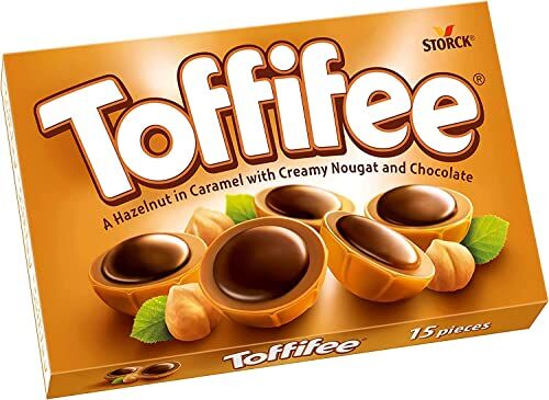 Generico Storck   Toffifee Cioccolatini Nocciole Intere   Caramello e Crema Nocciole e Cioccolato   Nocciole Ricoperte Cioccolato 2 x 125 Gr.