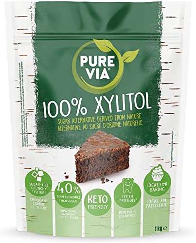 Pure Xilitolo  1kg, 100% Xilitolo Certificato non-OGM